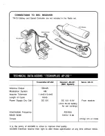 Preview for 5 page of Acoms Techniplus AP-202 Instruction Manual