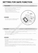 Предварительный просмотр 6 страницы Acoms Technisport 2.4G Instruction Manual