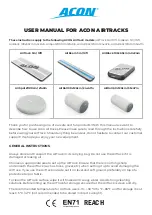 Acon AirTrack 3m 10ft User Manual preview