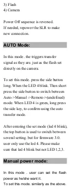 Preview for 4 page of Acon R930 P-TTL User Manual