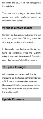 Preview for 5 page of Acon R930 P-TTL User Manual