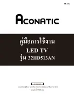 Preview for 1 page of ACONATIC 32HD513AN Manual