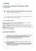 Предварительный просмотр 4 страницы Acond PRO-N Operating Manual