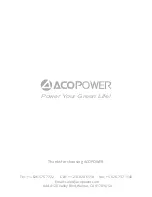 Предварительный просмотр 12 страницы ACOPOWER HY-P30 User Manual