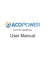 ACOPOWER HY-PTK-100WP20A User Manual preview