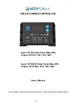 ACOPOWER HY-PWM20AW User Manual предпросмотр