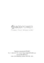 Предварительный просмотр 8 страницы ACOPOWER LiONCooler X30A Quick Start Manual