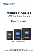 ACOPOWER Midas Y Series User Manual предпросмотр