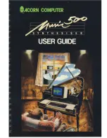 Acorn computer Music 500 User Manual preview