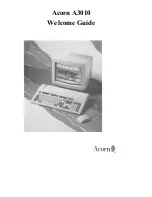 Preview for 3 page of Acorn A3010 Welcome Manual