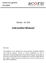 Предварительный просмотр 1 страницы Acorn AC-238 Instruction Manual