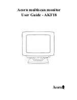 Preview for 1 page of Acorn AKF18 User Manual