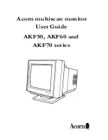 Preview for 1 page of Acorn AKF50 Series User Manual