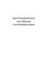 Acorn Archimedes 500 Series Technical Reference Manual preview