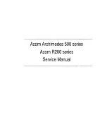 Acorn Archimedes 540 Service Manual preview