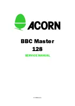 Acorn BBC Master 128 Service Manual preview