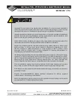 Preview for 2 page of Acorn MERIDIAN 3793 Installation, Operation & Maintenance Manual