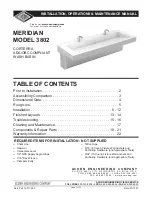 Acorn MERIDIAN 3802 Installation, Operation & Maintenance Manual preview