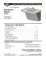 Preview for 1 page of Acorn Meridian Corterra 3751 Installation, Operation & Maintenance Manual