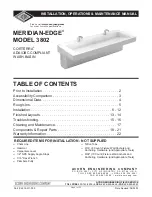 Acorn Meridian Edge 3802 Installation, Operation & Maintenance Manual preview