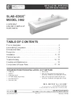 Acorn NEO-METRO SLAB-EDGE 3802 Installation, Operation & Maintenance Manual preview