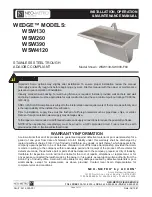 Preview for 1 page of Acorn Neo-Metro WEDGE WSW130 Installation, Operation & Maintenance Manual