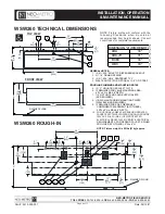 Preview for 4 page of Acorn Neo-Metro WEDGE WSW130 Installation, Operation & Maintenance Manual