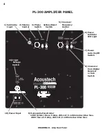 Preview for 4 page of Acoustech Elite PL-300 Owner'S Manual