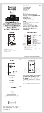 Acoustic Audio AA2171 Quick Start Manual предпросмотр