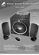 Acoustic Authority Power Driven Performance A-3780 Owner'S Manual предпросмотр