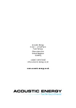 Предварительный просмотр 10 страницы Acoustic Energy AE1082 Owner'S Manual