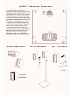 Предварительный просмотр 4 страницы Acoustic Energy Aego P5 MkII Owner'S Manual