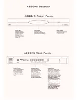 Предварительный просмотр 6 страницы Acoustic Energy Aego P5 MkII Owner'S Manual