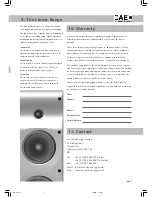 Preview for 7 page of Acoustic Energy Linear Three Owner'S Manual