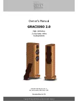 Acoustic Preference GRACIO 2.0 Owner'S Manual preview