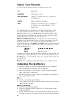 Preview for 2 page of Acoustic Research ARRS05G User Manual