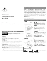 Preview for 1 page of Acoustic Research AWS5 Installation And Operation Manual