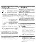 Preview for 3 page of Acoustic Research AWS5 Installation And Operation Manual