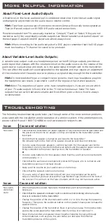 Preview for 6 page of Acoustic Research AWS53 User Manual