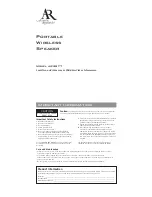 Acoustic Research AWSBT7 Installation And Operation Manual preview