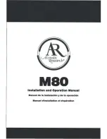 Acoustic Research M80 - M80 Portable Bluetooth Speaker System Installation And Operation Manual preview