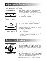 Preview for 8 page of Acoustic Research wireless speakers AW877 Installation And Operation Manual