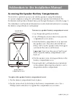 Preview for 13 page of Acoustic Research wireless speakers AW877 Installation And Operation Manual