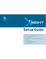 Acoustic Research Xsight Color ARRX15G Setup Manual preview