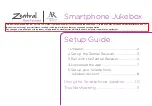 Acoustic Research Zentral Smartphone Jukebox Setup Manual preview