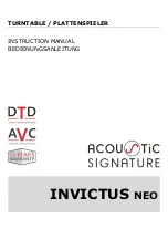 Acoustic Signature Invictus Neo Instruction Manual preview