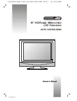 Предварительный просмотр 1 страницы ACOUSTIC SOLUTIONS ASTV 3619WS-HDMI Owner'S Manual