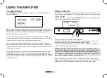 Предварительный просмотр 10 страницы ACOUSTIC SOLUTIONS CAMP-1B Instruction Manual