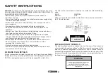 Предварительный просмотр 3 страницы ACOUSTIC SOLUTIONS DS 1133 Instruction Manual