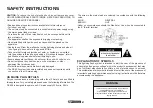 Предварительный просмотр 3 страницы ACOUSTIC SOLUTIONS DS 855 Instruction Manual